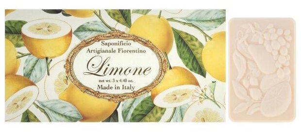 фото Saponificio Artigianale Fiorentino Мыло кусковое Limone