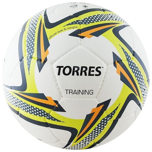 фото Футбольный мяч torres training (f31854/ f31855) белый/зеленый/серый 5