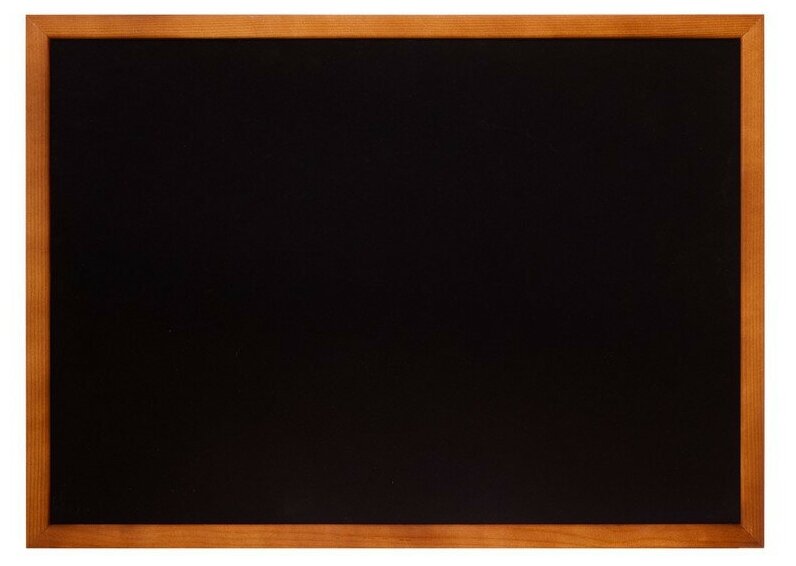 Доска меловая немагнитная 21x30 см черная грифельная Attache 1043380