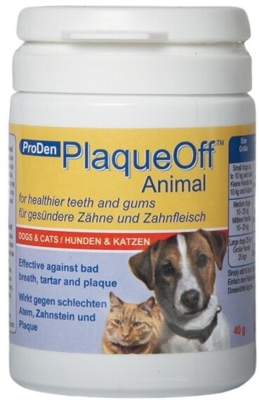 ProDen PlaqueOff средство для профилактики зубного камня для собак и кошек 40 г.