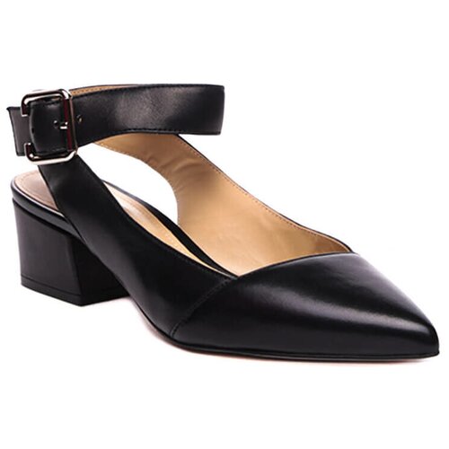 фото Туфли летние vitacci 492952 женский черный натуральная кожа 35