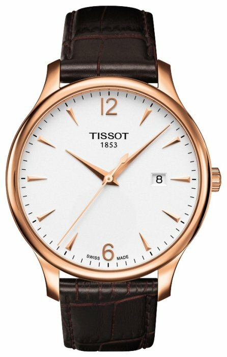 Наручные часы TISSOT T063.610.36.037.00, белый, серебряный