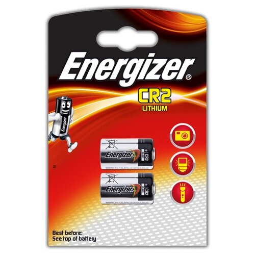 Батарейка Energizer CR2, в упаковке: 2 шт. батарейка energizer a27 в упаковке 2 шт