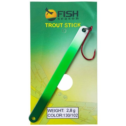 фото Блесна trout stick, 2.8гр, цвет-102, 1шт/уп fish season