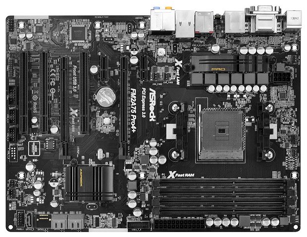 Материнская плата ASRock FM2A75 Pro4+