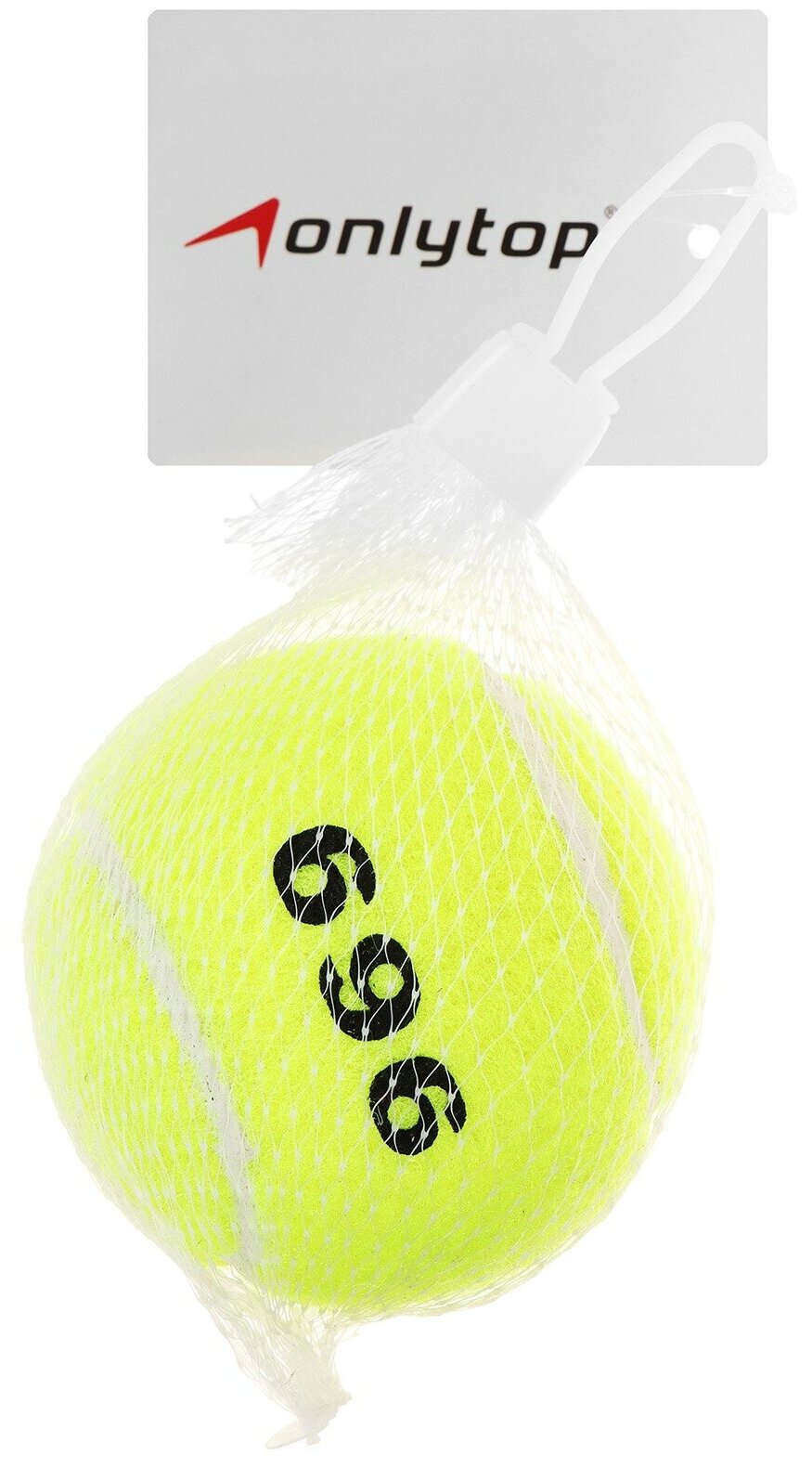Мяч ONLYTOP, для большого тенниса № 969, тренировочный, цвет микс