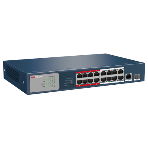 Коммутатор Hikvision DS-3E0318P-E/M коммутатор poe 4 rj45 100m poe с грозозащитой 6кв ds 3e0105p e b hikvision 301801292