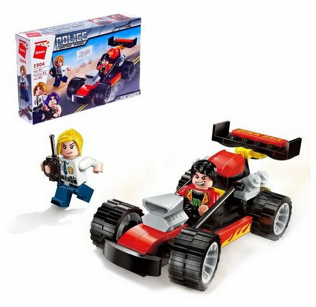 Конструктор Police, 95 деталей, 2 фигурки ENLIGHTEN - фото №5