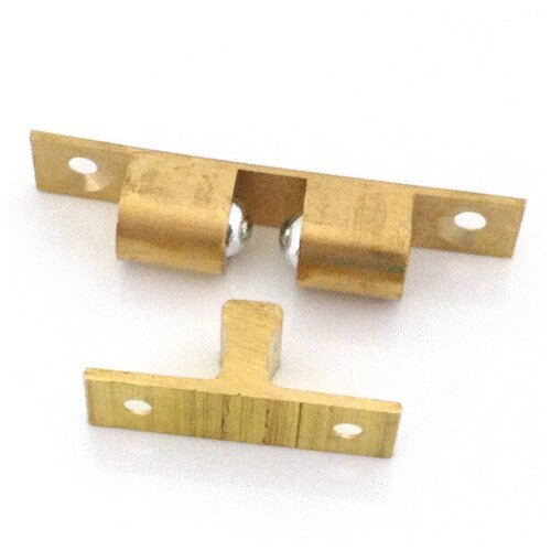 Защелка мебельная латунная (55*45*10мм)