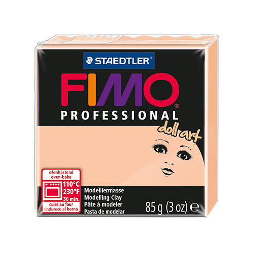 Полимерная глина FIMO Professional doll art 85 г непрозрачная камея (8027-435) розовый 85 г полимерная глина запекаемая для изготовления кукол fimo doll art 454 г полупрозрачный бежевый