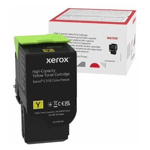 Желтый картридж Xerox с тонером для Xerox C310/C315 , 5 500 страниц( 006R04367)