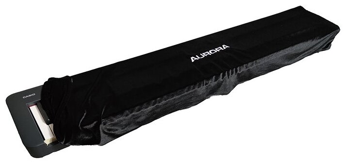 AU-NDP88CS-BK Aurora-88S Накидка для цифровых фортепиано Casio серии S, бархатная, черная, Aurora