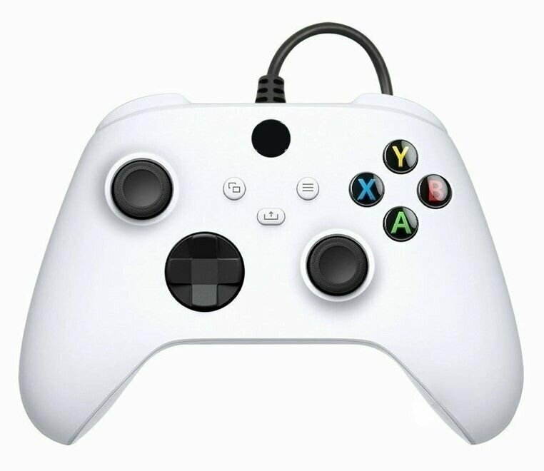 Геймпад проводной для Xbox Series S / X / ONE / ПК Windows / Steam (White)