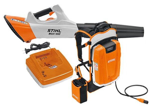 Аккумуляторная воздуходувка STIHL BGA 100, 36 В - фотография № 3