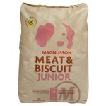 Magnussons Meat & Biscuit Junior Сухой запеченный корм для щенков, беременных и кормящих сук 4,5 кг - изображение