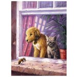Royal & Langnickel Картина по номерам ''У окна'' 22х29 см (PJS 65) - изображение