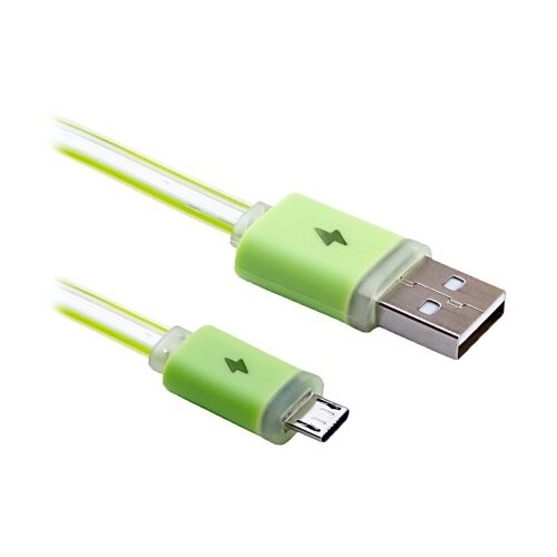 кабель blast usb lightning bmc 211 голубой Кабель BLAST USB - microUSB (BMC-510), зеленый
