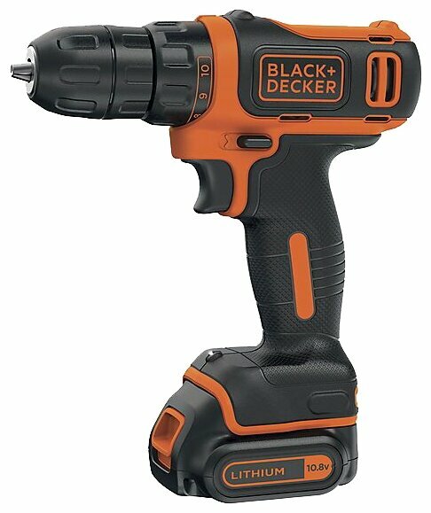 Аккумуляторная дрель-шуруповерт BLACK+DECKER BDCDD12K1