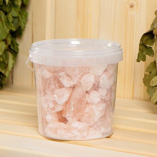 Колотая розовая гималайская соль, ведро 1-1,5 кг 9428753