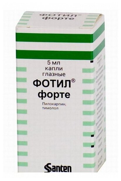 Фотил форте гл. капли, 40 мг/мл+5 мг/мл, 5 мл, 1 шт.