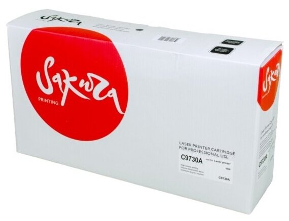 Картридж Sakura Printing Sakura C9730A (645A) для HP LJ 5500/LJ 555, черный, 12000 к.