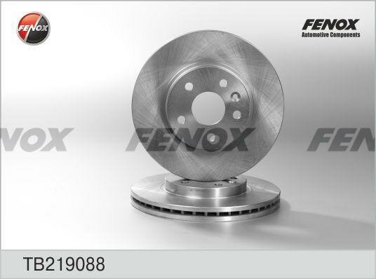 Fenox диск тормозной chevrolet aveo (t300) 11-, cruze 09-, opel astra j 09- tb219088