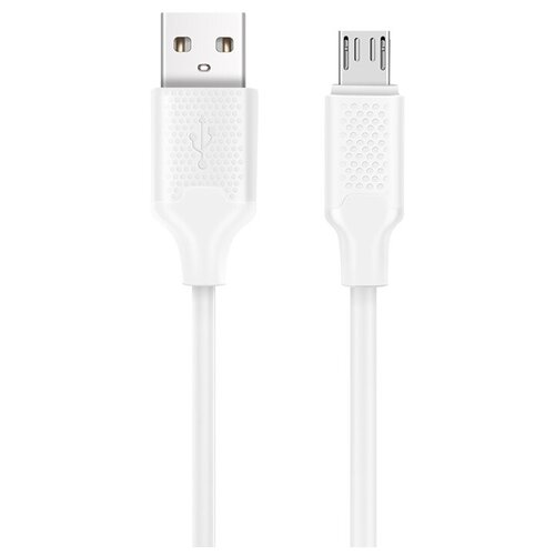 Кабель HARPER BCH-321 белый (USB A - Micro USB, 2A, Быстрая зарядка) кабель micro usb ubik um04w 2a длина 1 метр пвх белый