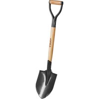 ЗУБР Беркут деревянный черенок, металлическая рукоятка, Автомобильная лопата, Профессионал (4-39506)