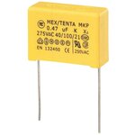 Х2 конденсатор 0.47 мкФ 275 В (AC), шаг контактов 15 мм - изображение