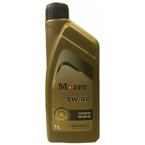 Моторное масло 5W-40 Синтетическое 1 л / MOZER