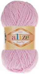 Пряжа Alize Softy детский розовый (185), 100%микрополиэстер, 115м, 50г, 1шт