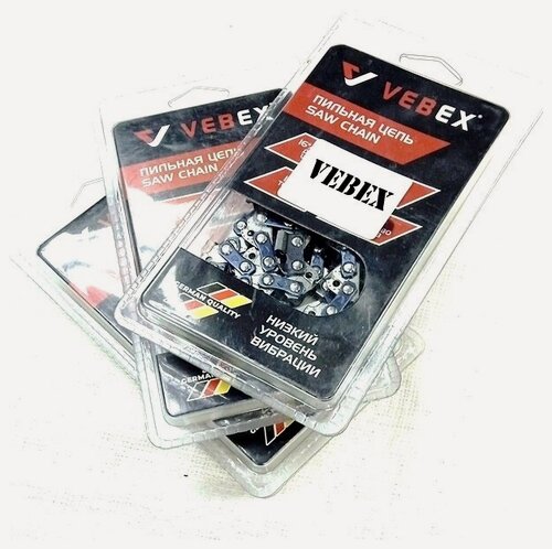 Изображение товара Цепь Vebex 56 звеньев 3,8" ширина паза 1.3 мм