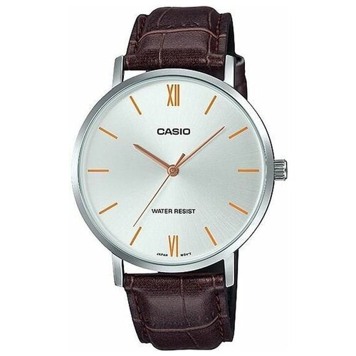 Наручные часы CASIO, коричневый наручные часы casio collection mtp v002l 7b2 коричневый серебряный
