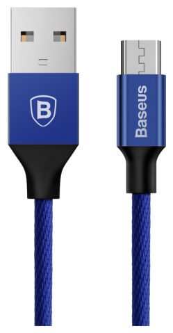 Кабель Baseus Yiven USB - microUSB (CAMYW) 1.5 м blue