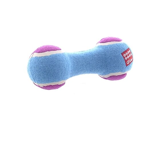 Гантель для собак GiGwi Dog Toys малая (75006), голубой/фиолетовый, 1шт.