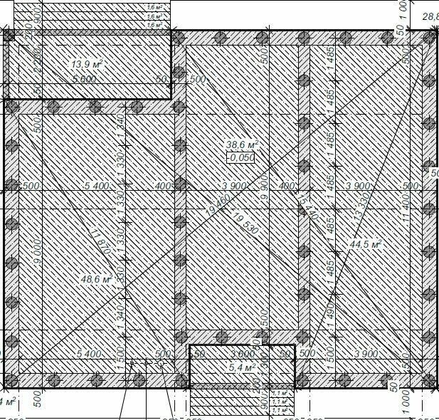 Проект одноэтажного дома без гаража из газобетонного блока с облицовкой из клинкерного кирпича площадью 134,9 кв.м - фотография № 8