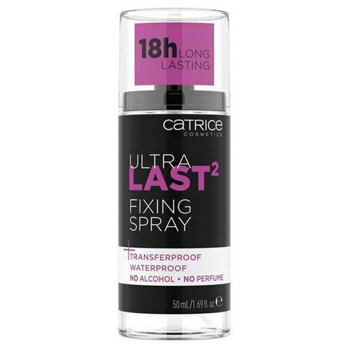 фиксирующий спрей catrice ultra last2 50 Спрей-фиксатор для макияжа CATRICE ULTRA LAST2 FIXING SPRAY 50 мл