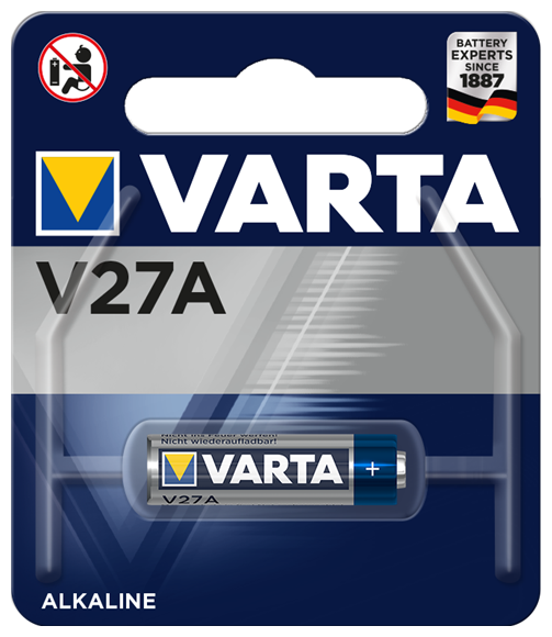 Батарейка Varta V 27 A Bli 1 Alkaline (4227101401) - фото №1