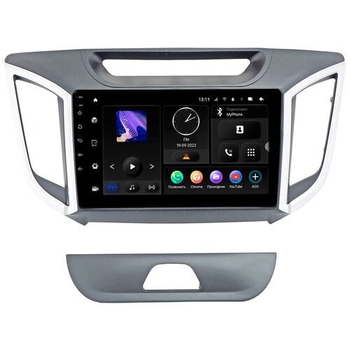 Магнитола Hyundai Creta 16-21 Android 10, Bluetooth, Wi-Fi, с экраном 9 дюймов / Incar TMX-2411-6
