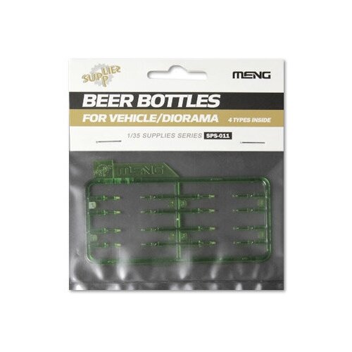 MENG SPS-011 бутылки с пивом Beer Bottles for Vehicle/Diorama 1/35 сборные модели meng sps 002 бутылки drink bottles for vehicle diorama 4types 1 35