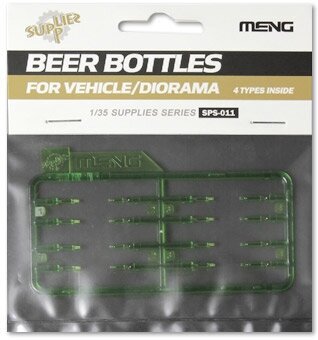 MENG SPS-011 бутылки с пивом Beer Bottles for Vehicle/Diorama 1/35