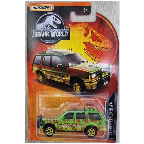 игрушечная машина Ford Explorer 1993 Jurassic World matchbox