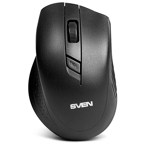 Мышь Sven RX-325 Wireless <оптическая/1000dpi/4 кнопки/черный/1xAA/беспроводная/USB> sven беспроводная мышь rx 325 wireless чёрная 3 1кл 800 1600dpi блист