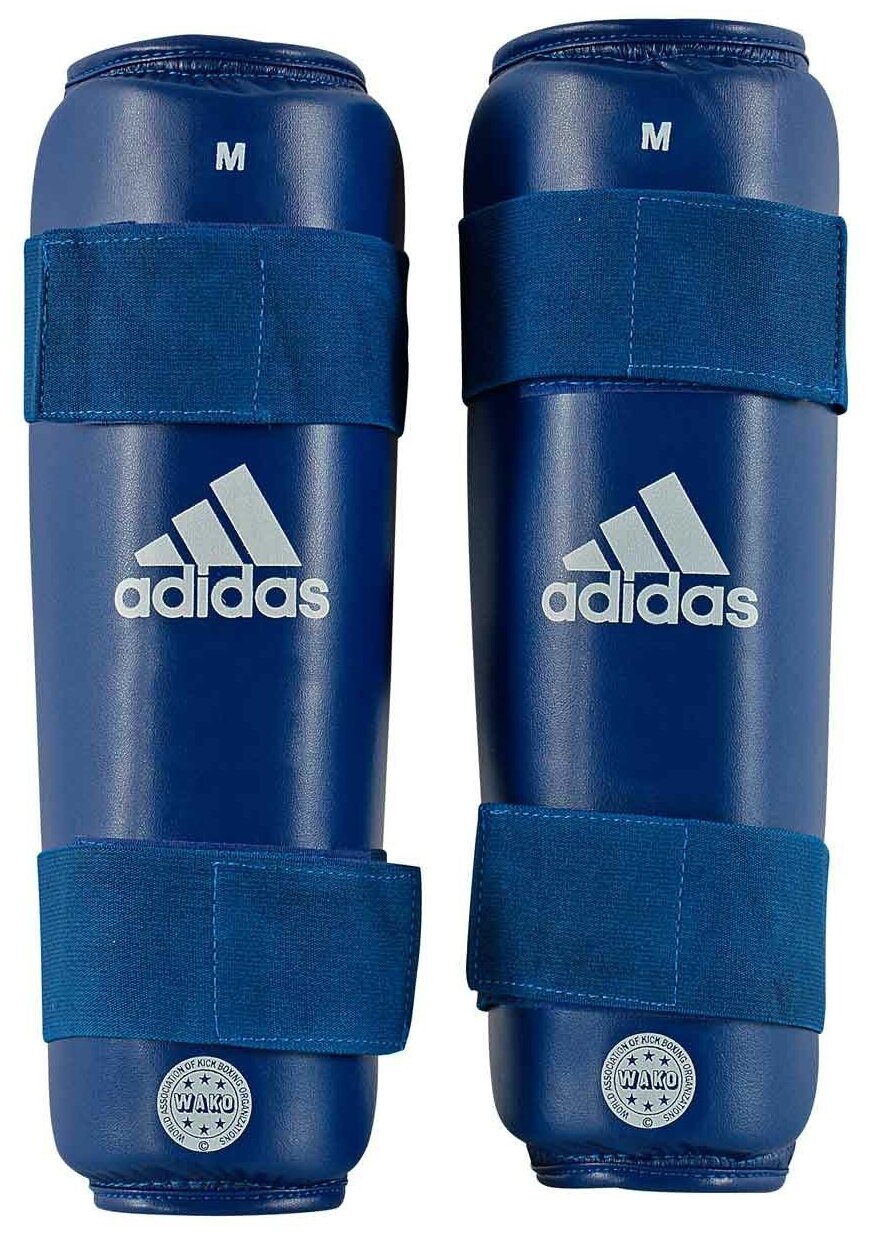 Защита голени WAKO Kickboxing Shin Guards синяя (размер S)