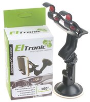 Держатель Eltronic Premium Щипцы (жесткий кронштейн) черный