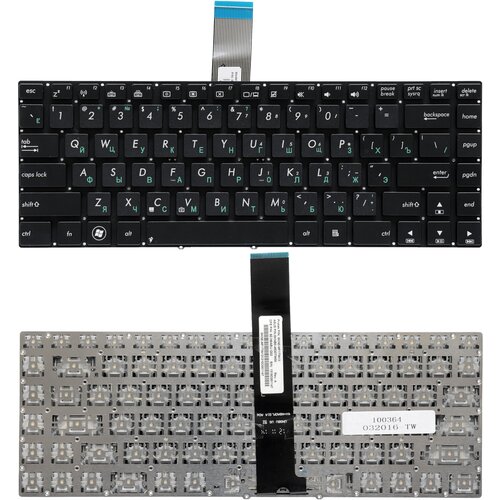 Клавиатура для ноутбука Asus K45, U37, U47 Series. Плоский Enter. Черная, без рамки. PN: 9Z. N8ABQ. G01. клавиатура для ноутбука sony vpc eh белая p n 148970811 148971311 9z n5csq 30r nsk sb3sq 0r