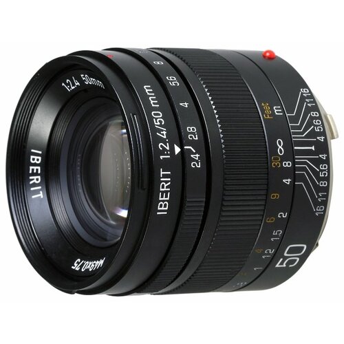 Объектив IBERIT 50mm f/2.4 Sony E, черный handevision iberit 90mm f 2 4 sony e glossy black