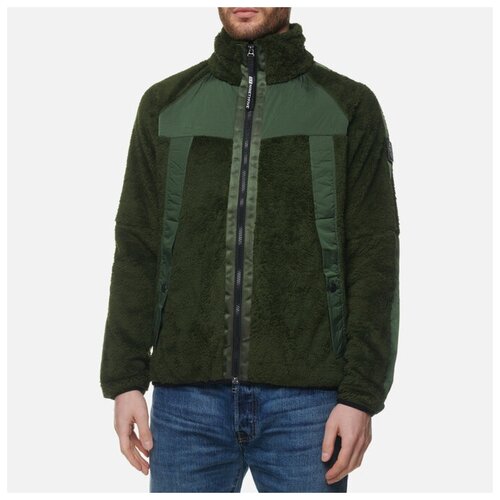 фото Мужская флисовая куртка st-95 fleece liner зелёный, размер xl