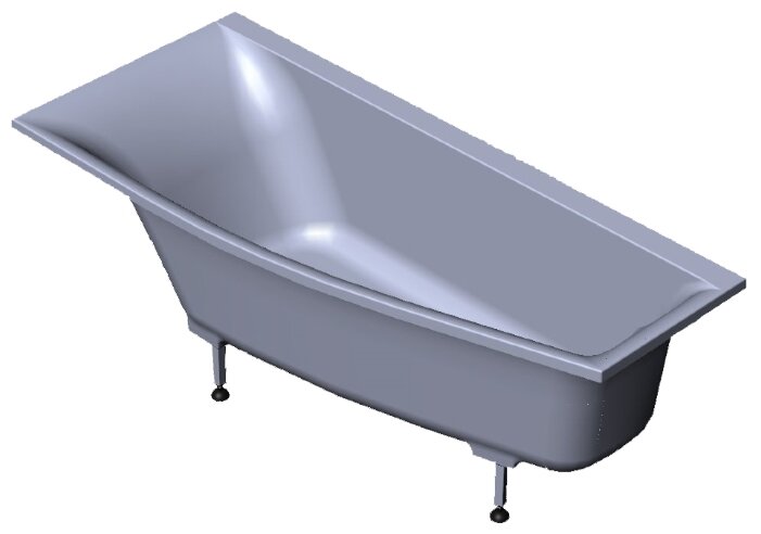 Отдельно стоящая ванна Astra-Form Скат белая