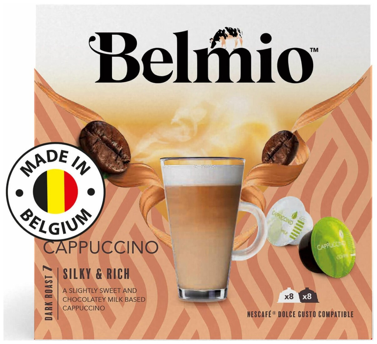 Кофе в капсулах Belmio Cappuccino для системы Dolce Gusto 16 капсул